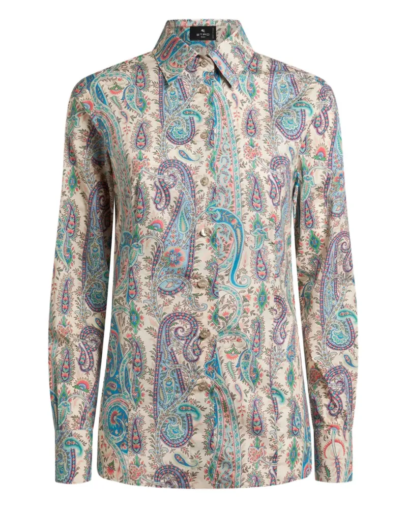 Etro Hemd mit Paisley-Motiv - Nude Nude