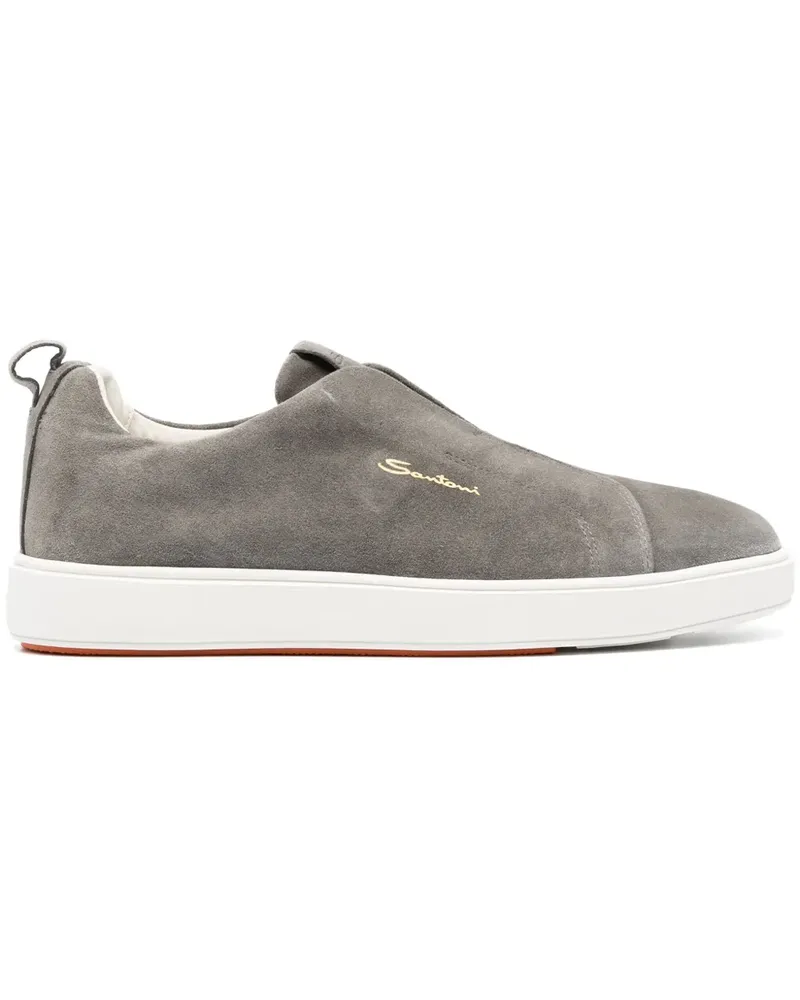 Santoni Gyan Slip-On-Sneakers - Grau Grau