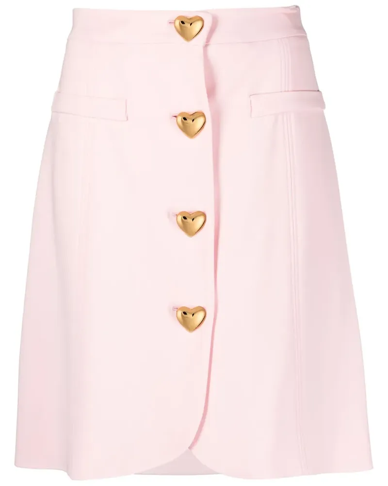 Moschino Minirock mit hohem Bund - Rosa Rosa