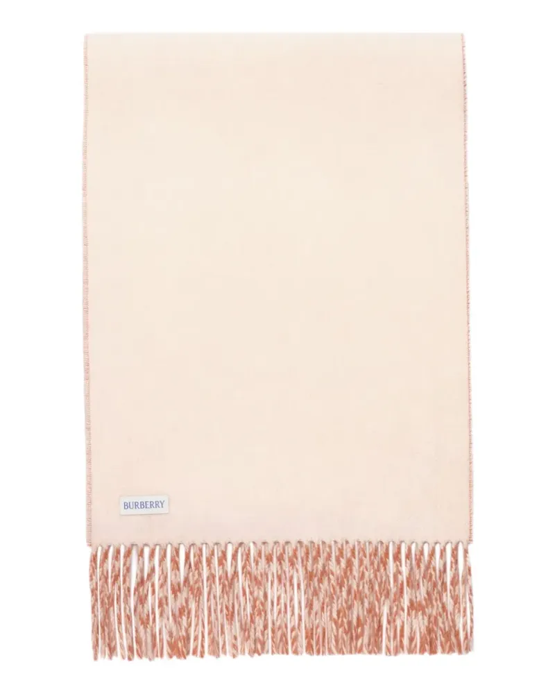 Burberry Knight cashmere scarf - Orange Orange