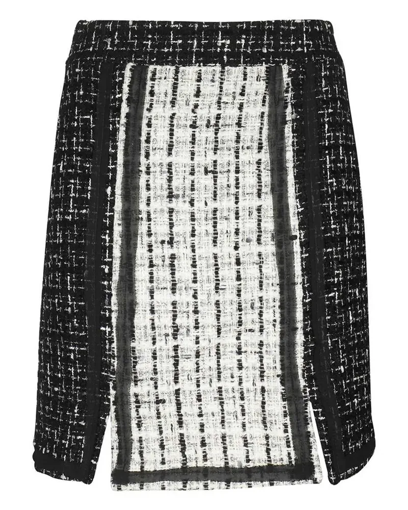 Karl Lagerfeld Minirock aus Bouclé - Schwarz Schwarz