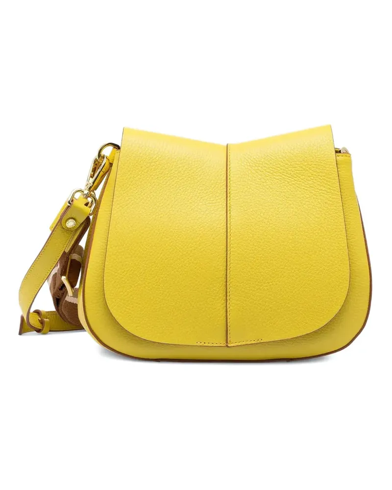 Gianni Chiarini Satchel-Tasche mit Klappe - Gelb Gelb