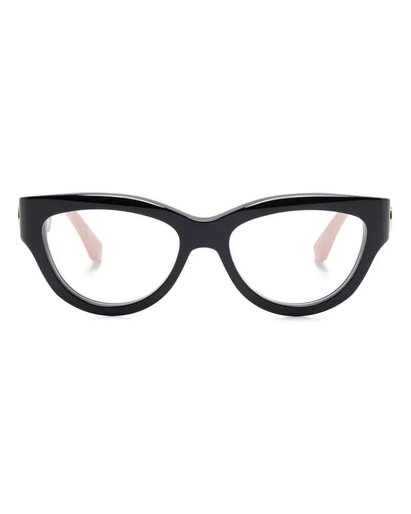 Gucci Brille in Colour-Block-Optik - Schwarz Schwarz