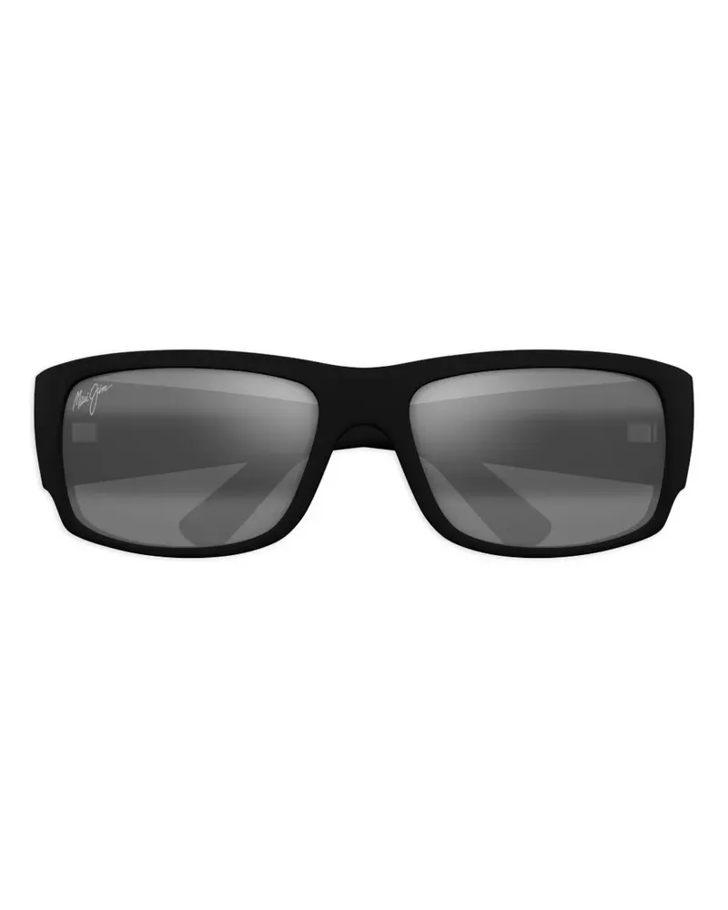 Maui Jim World Cup Sonnenbrille mit eckigem Gestell - Schwarz Schwarz