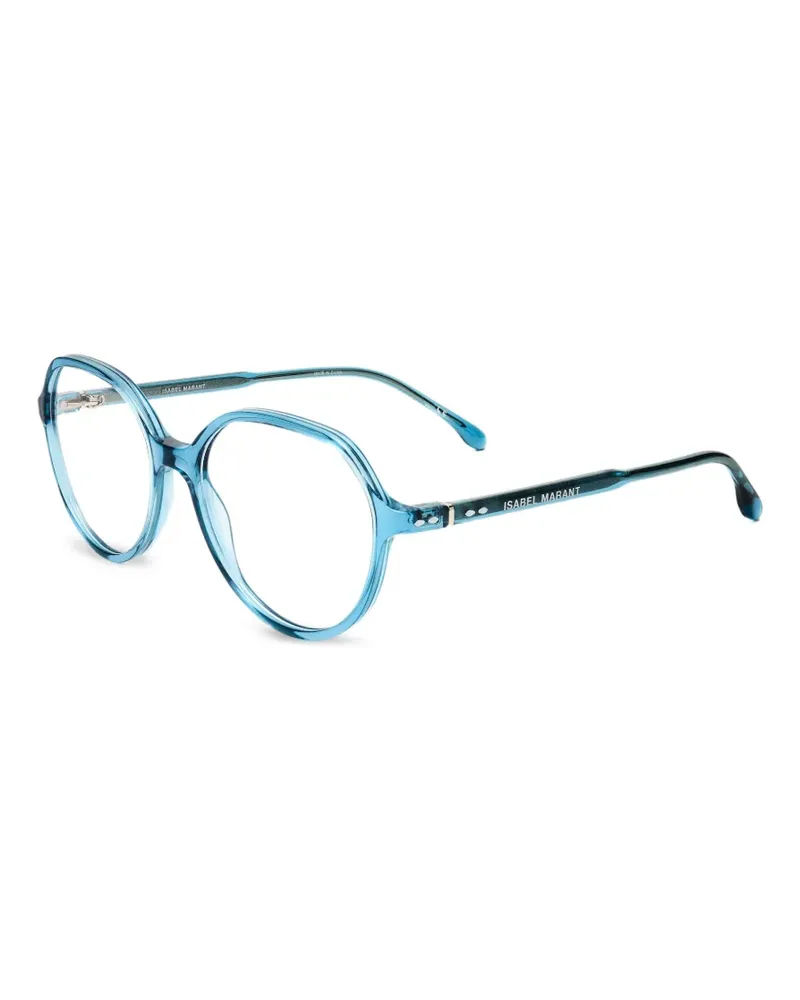 Isabel Marant Brille mit geometrischem Gestell - Blau Blau