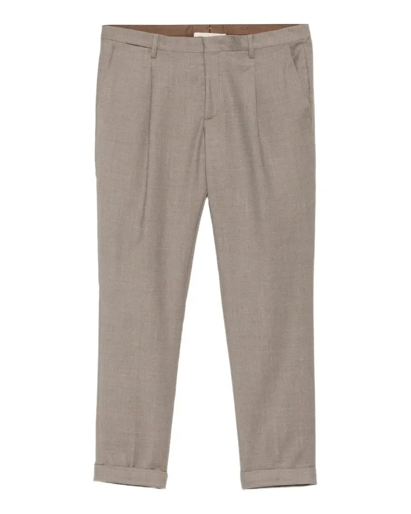 Briglia 1949 Tiberio Bundfaltenhose mit Umschlag - Braun Braun