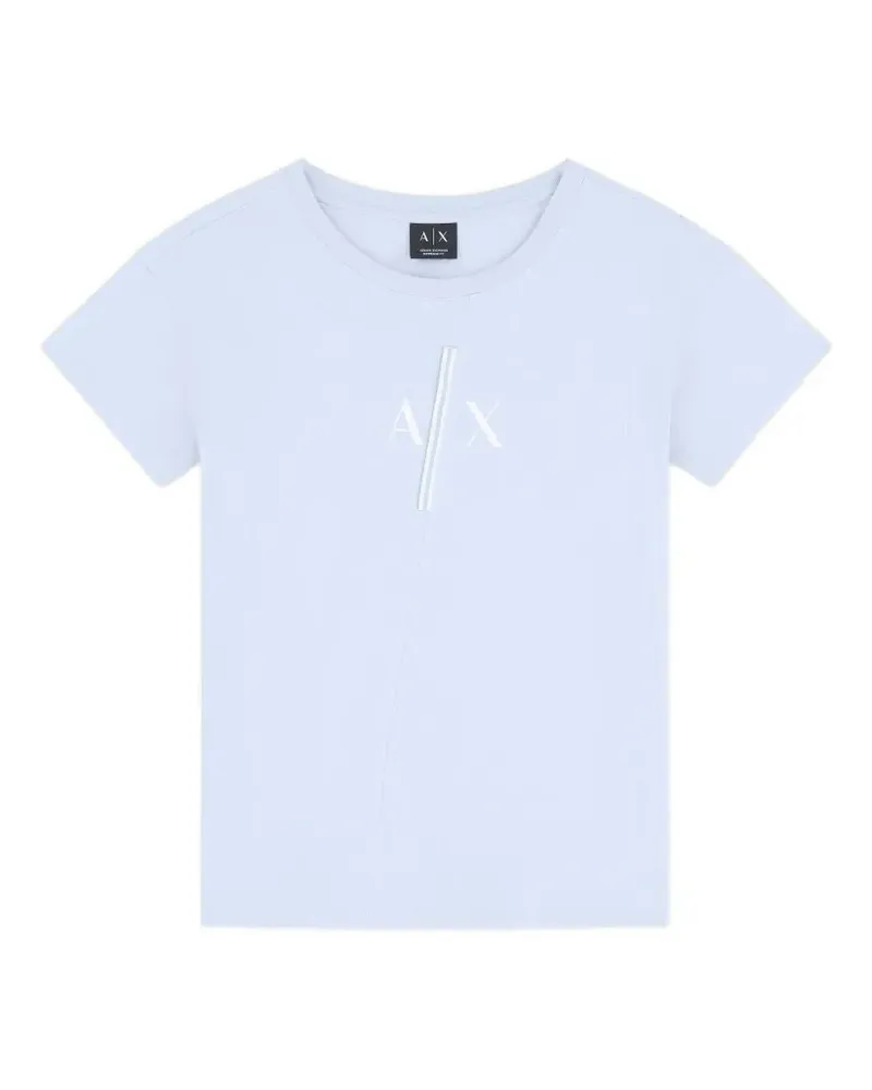 Armani Exchange T-Shirt mit Logo-Detail - Blau Blau