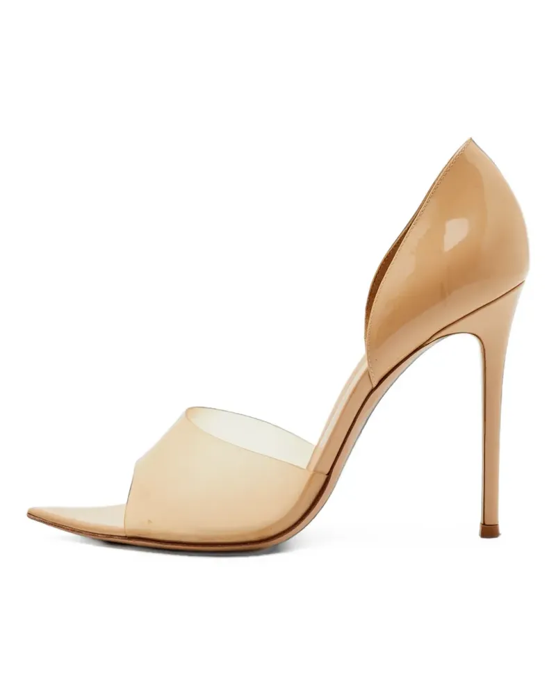 Gianvito Rossi Bree Pumps aus Lackleder - Nude Nude