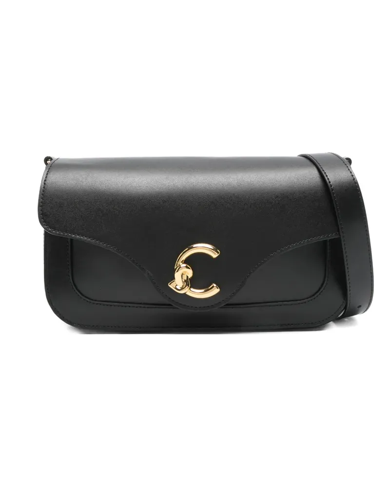 Coccinelle Schultertasche aus Leder - Schwarz Schwarz