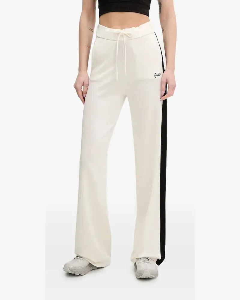 Guess Hose mit Logo-Stickerei - Weiß Weiß