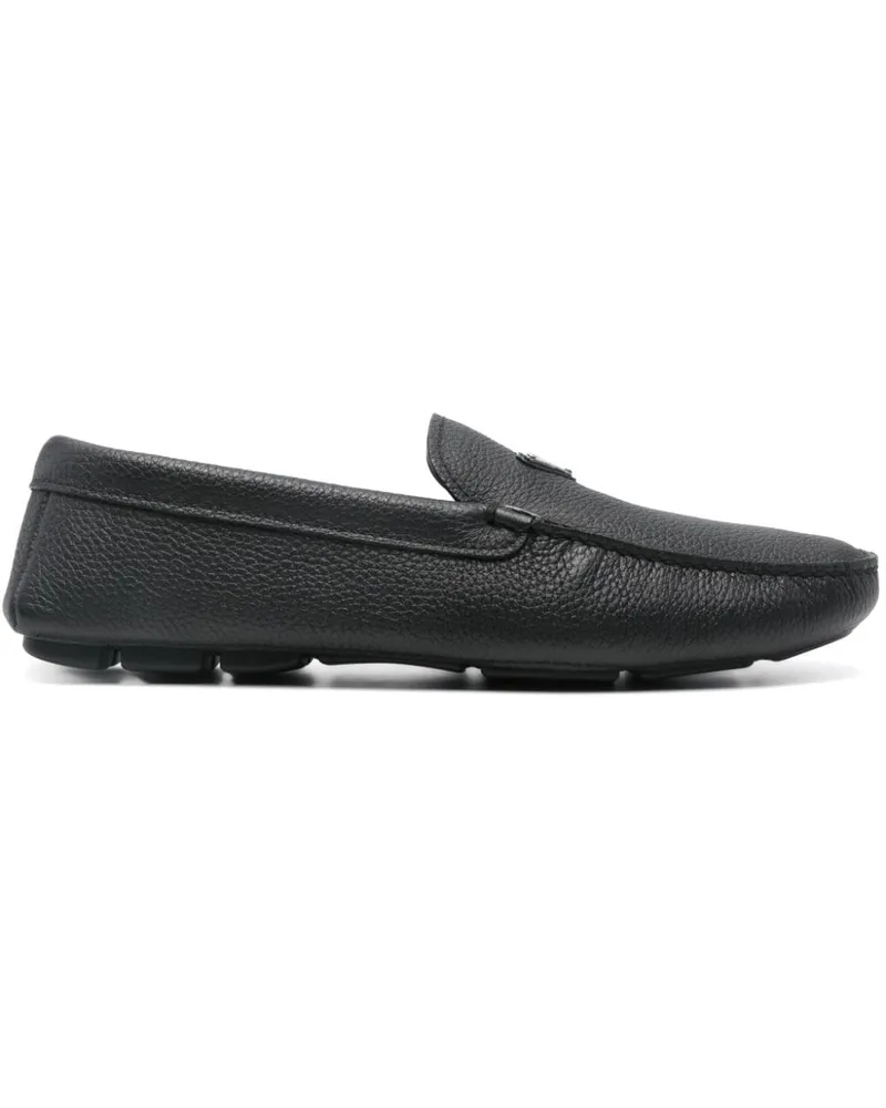 Prada Loafer mit Logo - Schwarz Schwarz