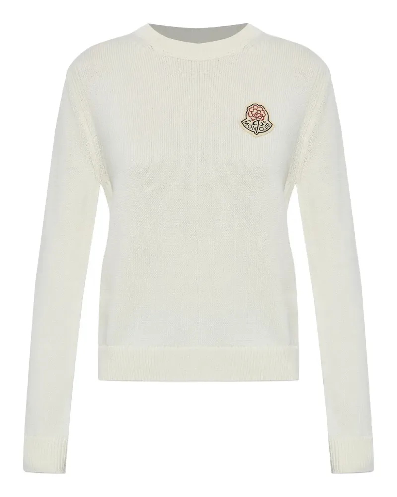 Moncler virgin wool sweater - Nude Nude