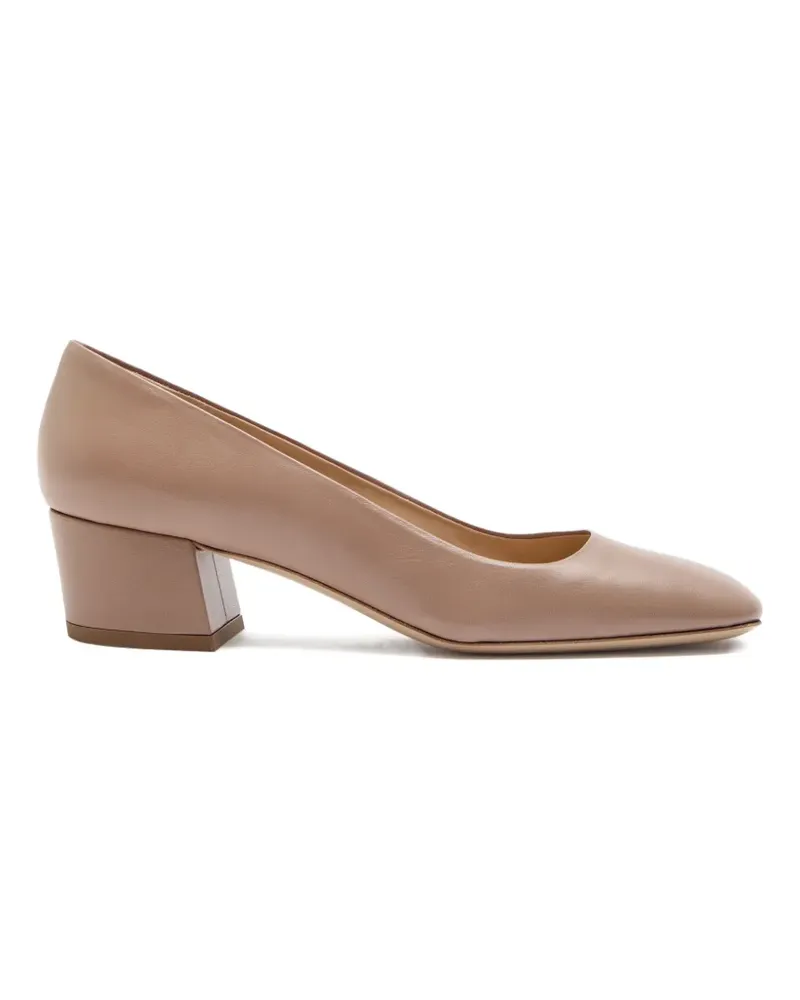 Gabriela Hearst Agathe block-heel pumps - Nude Nude
