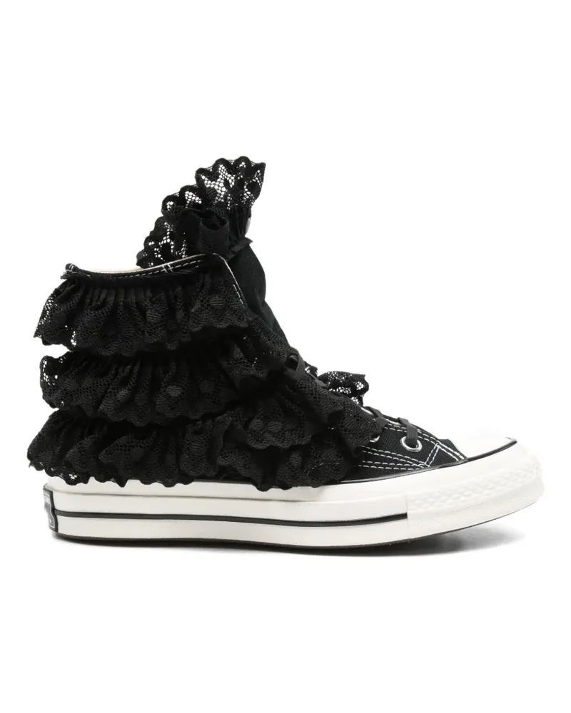 Converse lace-embellishment sneakers - Schwarz Schwarz