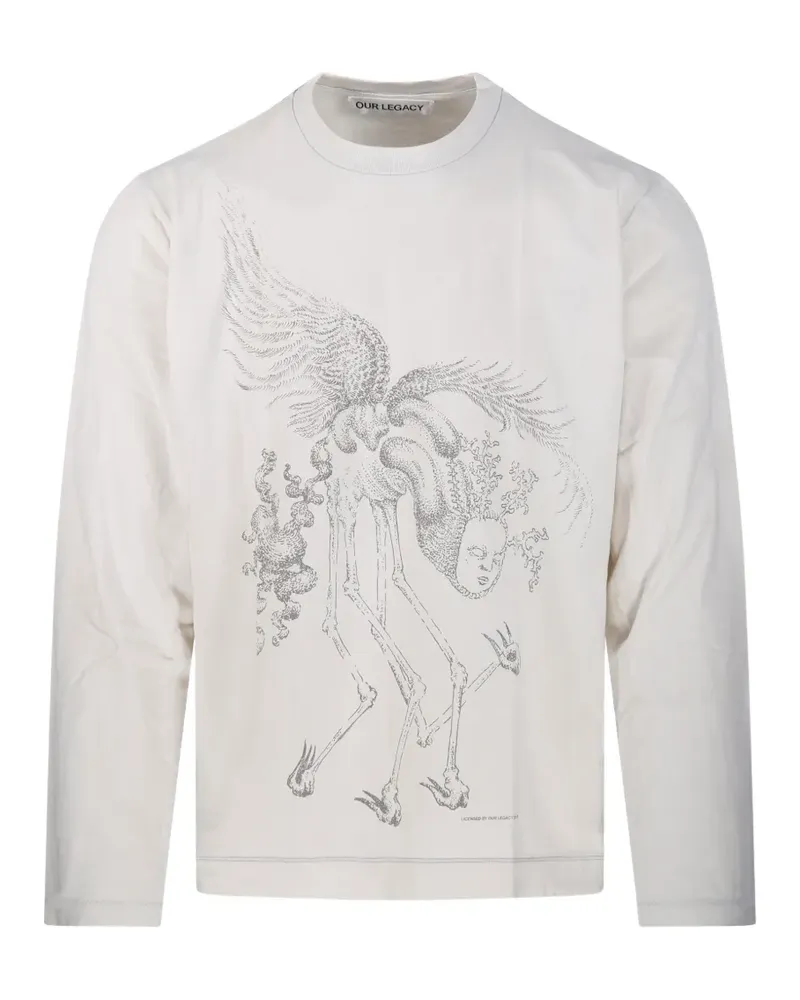 Our Legacy Manifested Spirit long-sleeve T-shirt - Nude Nude