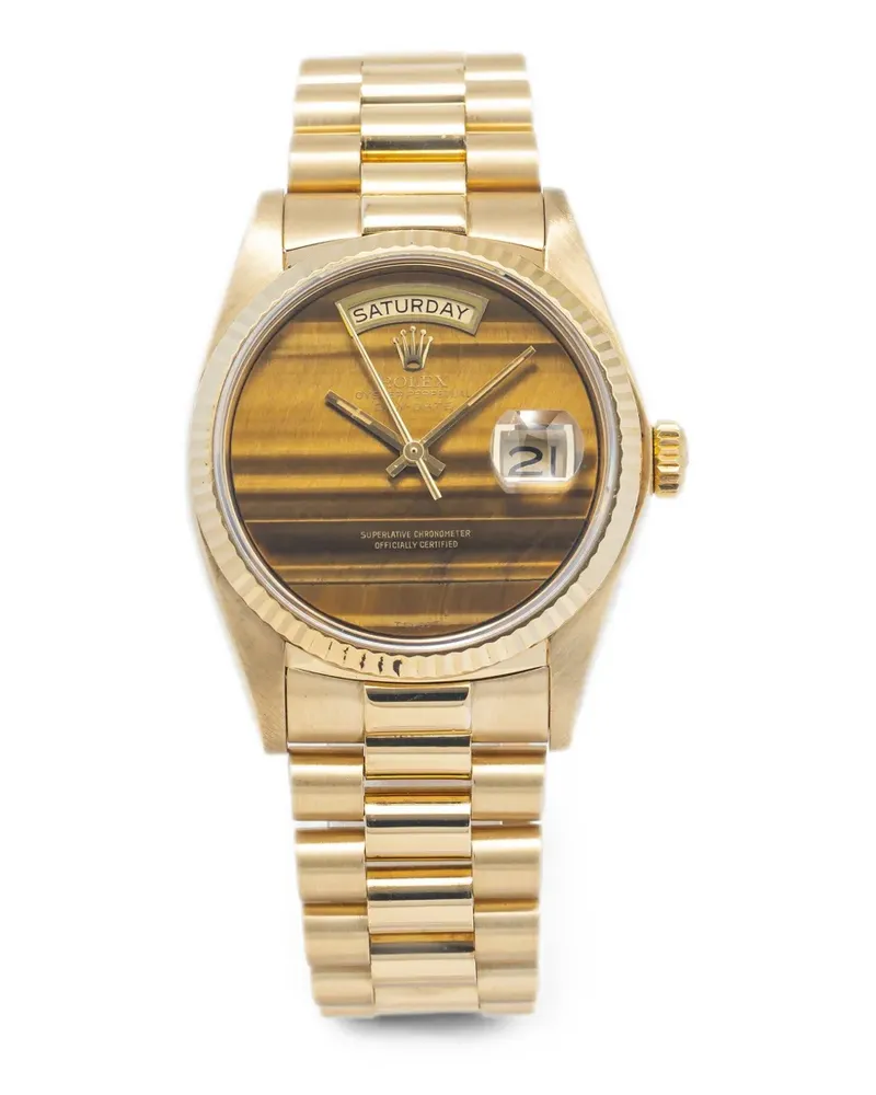 Rolex Day-Date 36mm watch - Braun Braun