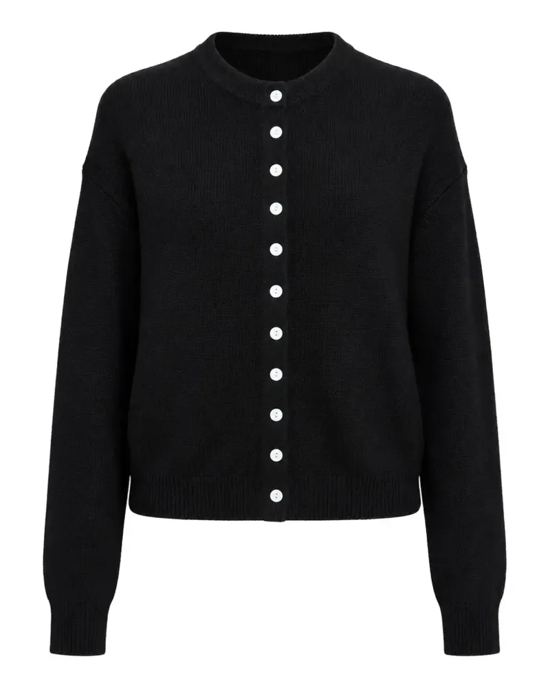 Maria Mcmanus button-up knitted cardigan - Schwarz Schwarz