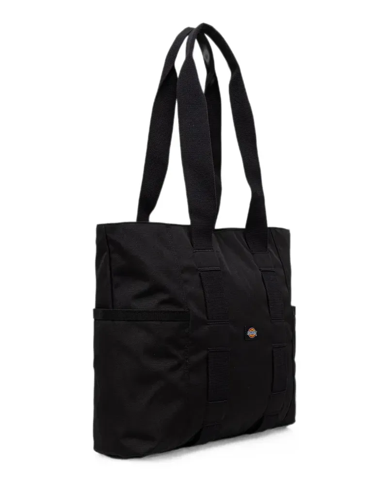 Dickies logo-patch tote bag - Schwarz Schwarz