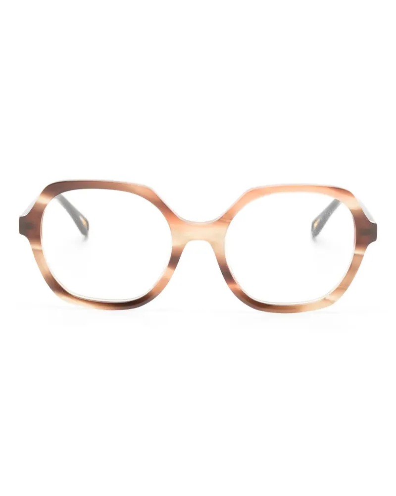 Zadig & Voltaire geometric-frame glasses - Braun Braun
