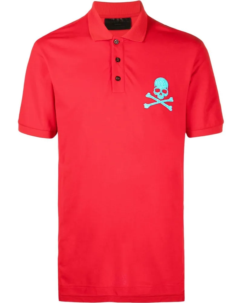 Philipp Plein Kurzärmeliges Poloshirt - Rot Rot
