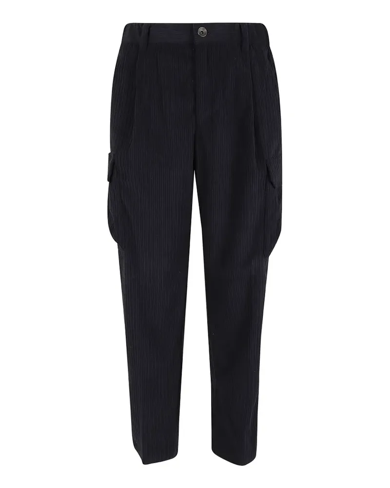 Herno corduroy cargo pants - Blau Blau