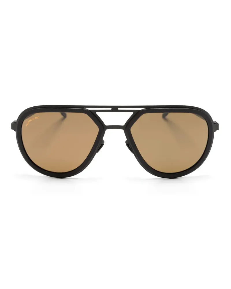 Mykita Getönte Pilotenbrille - Schwarz Schwarz