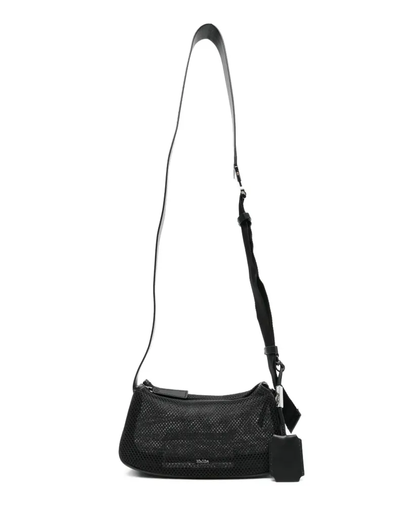 Max Mara perforated shoulder bag - Schwarz Schwarz