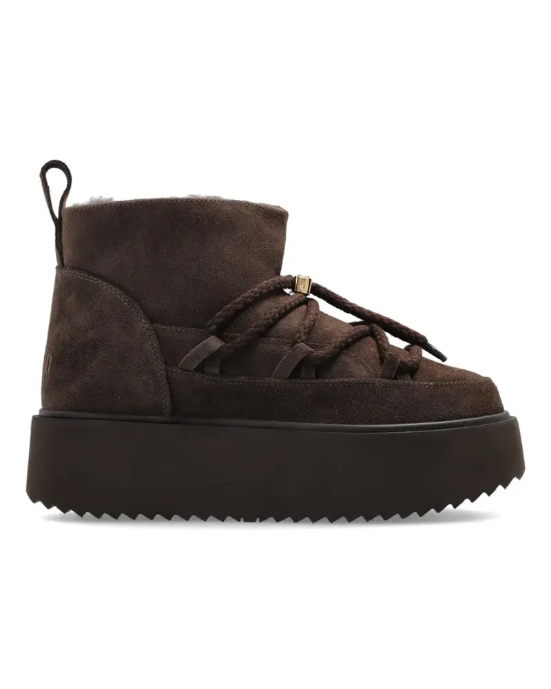 INUIKII Classic Low Platform snow boots - Braun Braun
