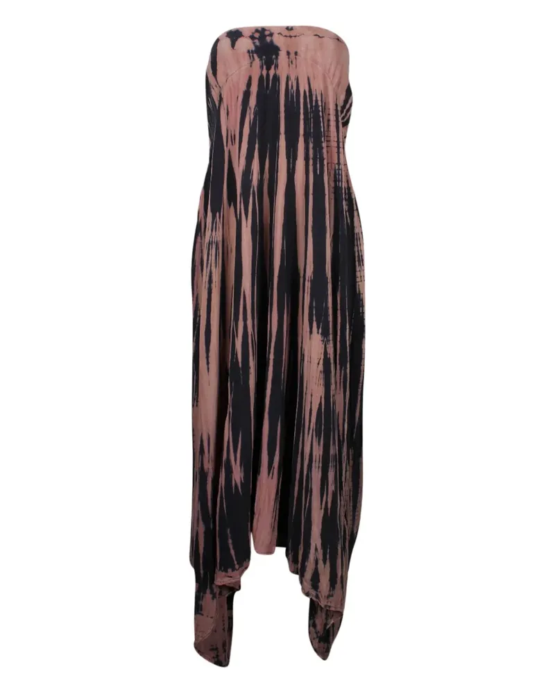 Maje tie-dye pattern midi dress - Braun Braun