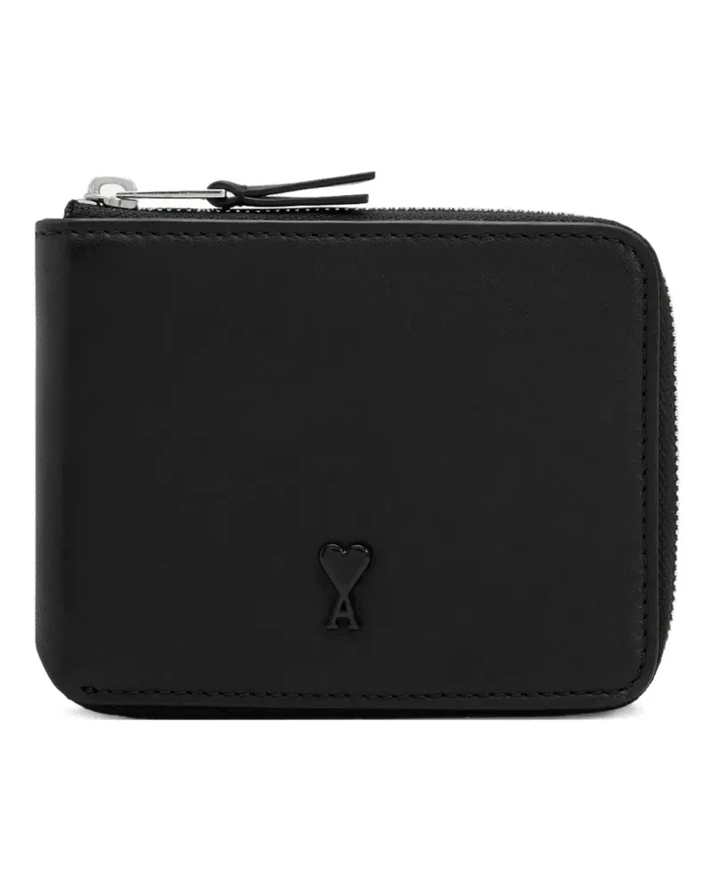 AMI Paris Ami de Coeur Portemonnaie - Schwarz Schwarz