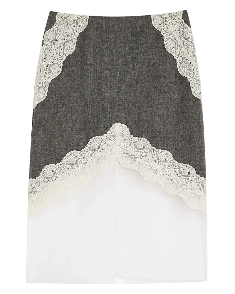 Jil Sander Rock im Layering-Look - Grau Grau