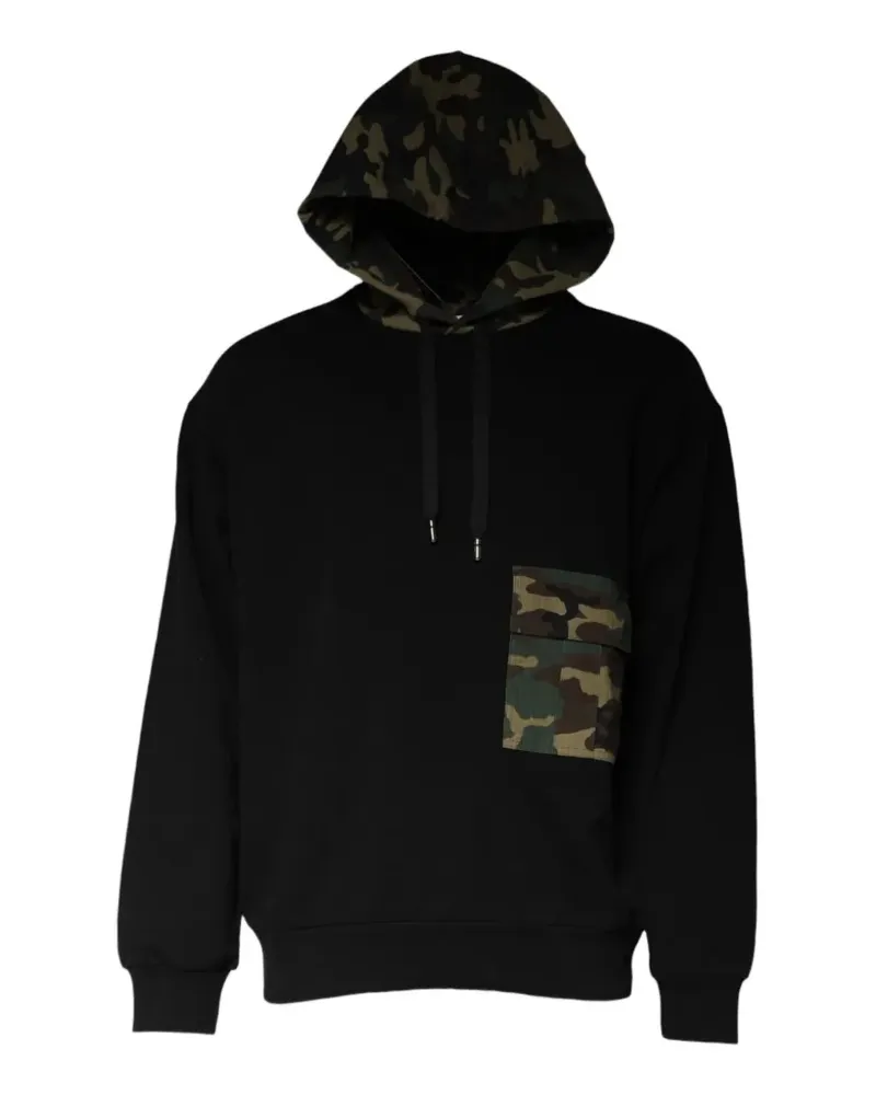 Dolce & Gabbana Hoodie mit Camouflage-Print - Schwarz Schwarz