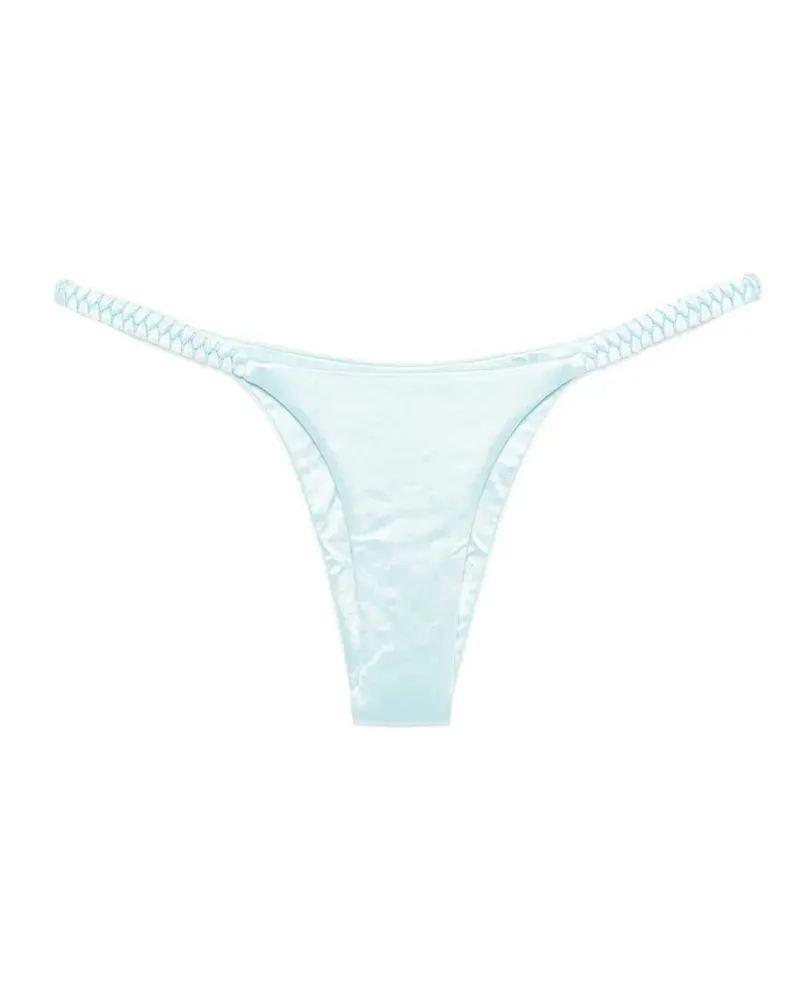 Isa Boulder weave side bikini bottom - Blau Blau