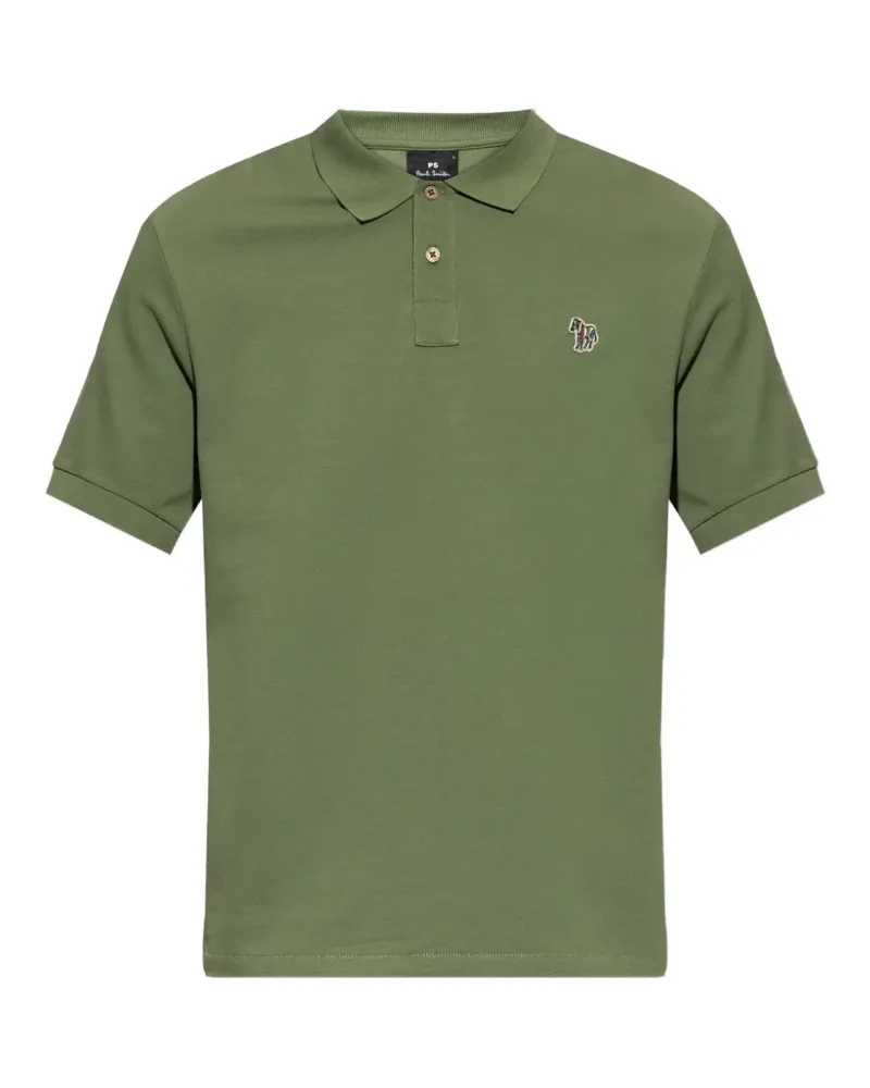 Paul Smith Poloshirt mit Zebra-Patch - Grün Grün