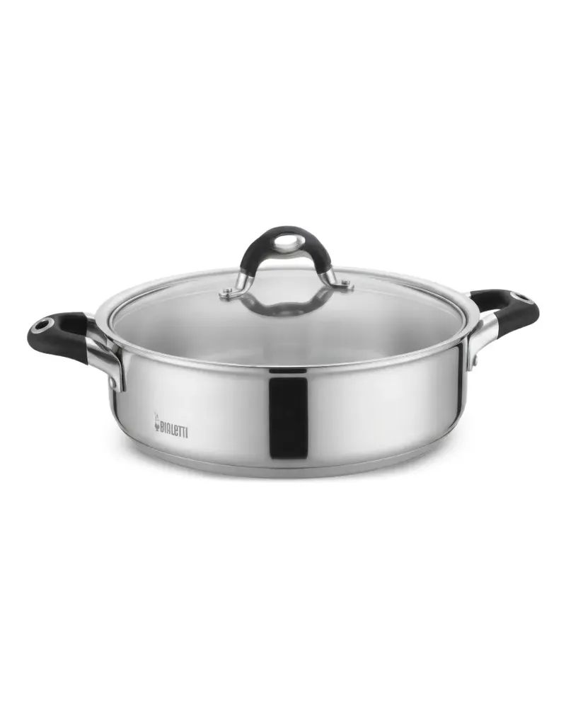 Bialetti Alu-Pfanne im Layering-Look (28cm) - Silber Silber