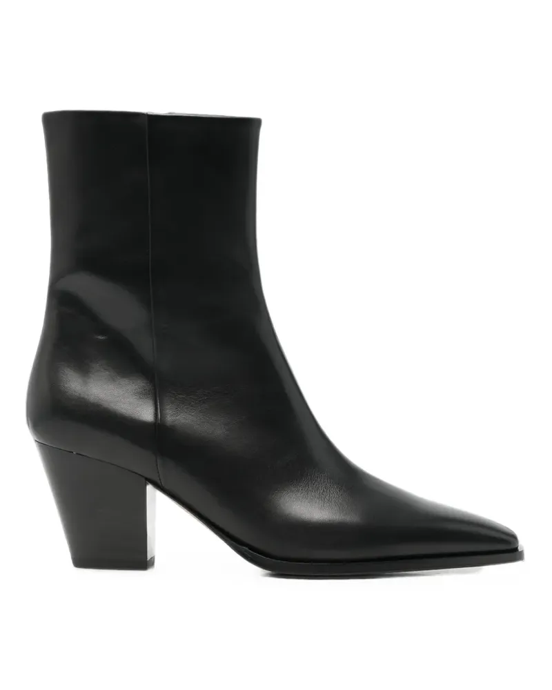 aeyde Stiefel mit spitzer Kappe - Schwarz Schwarz