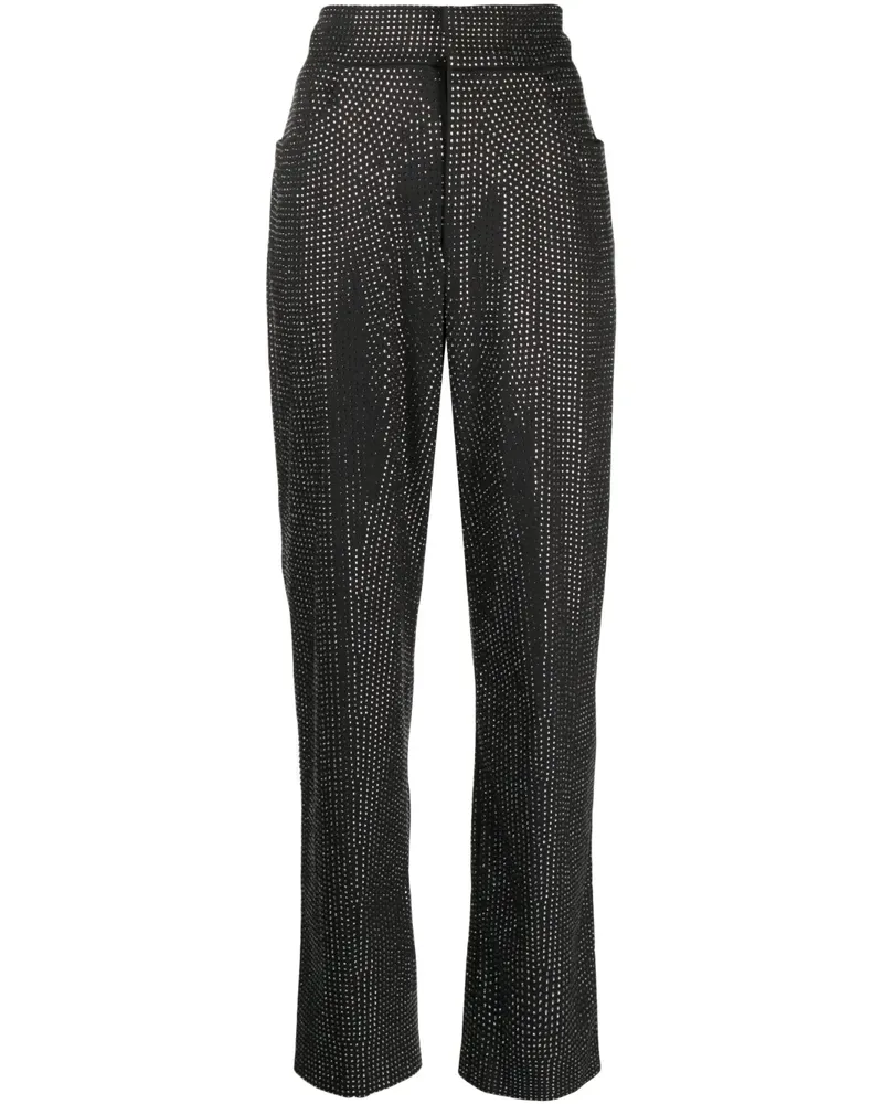 Giuseppe di Morabito Hose mit Kristallen - Schwarz Schwarz