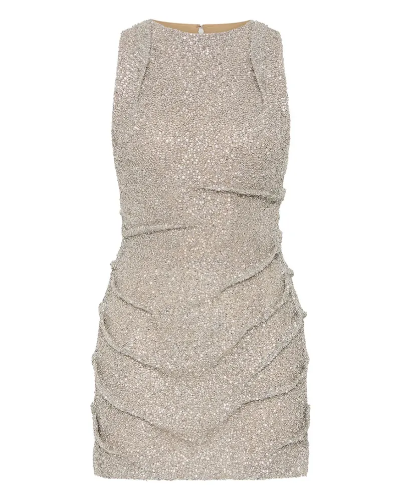 Rachel Gilbert Charlotte Minikleid mit Pailletten - Silber Silber