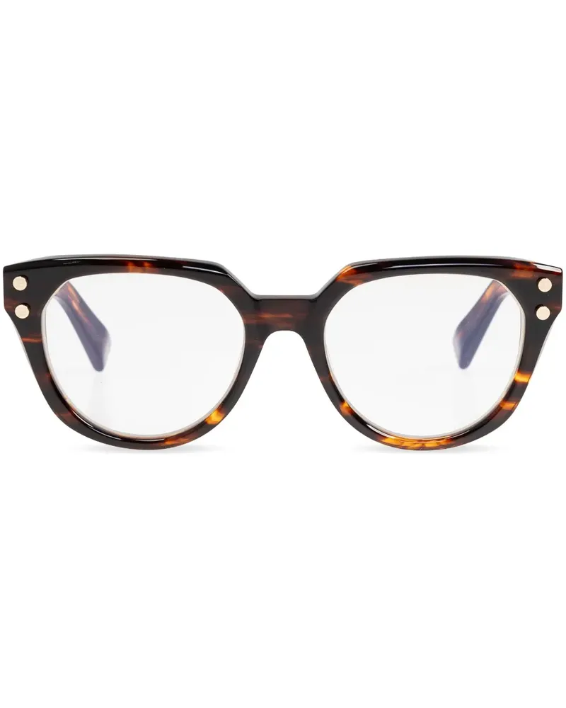 Balmain Cat-Eye-Brille - Braun Braun