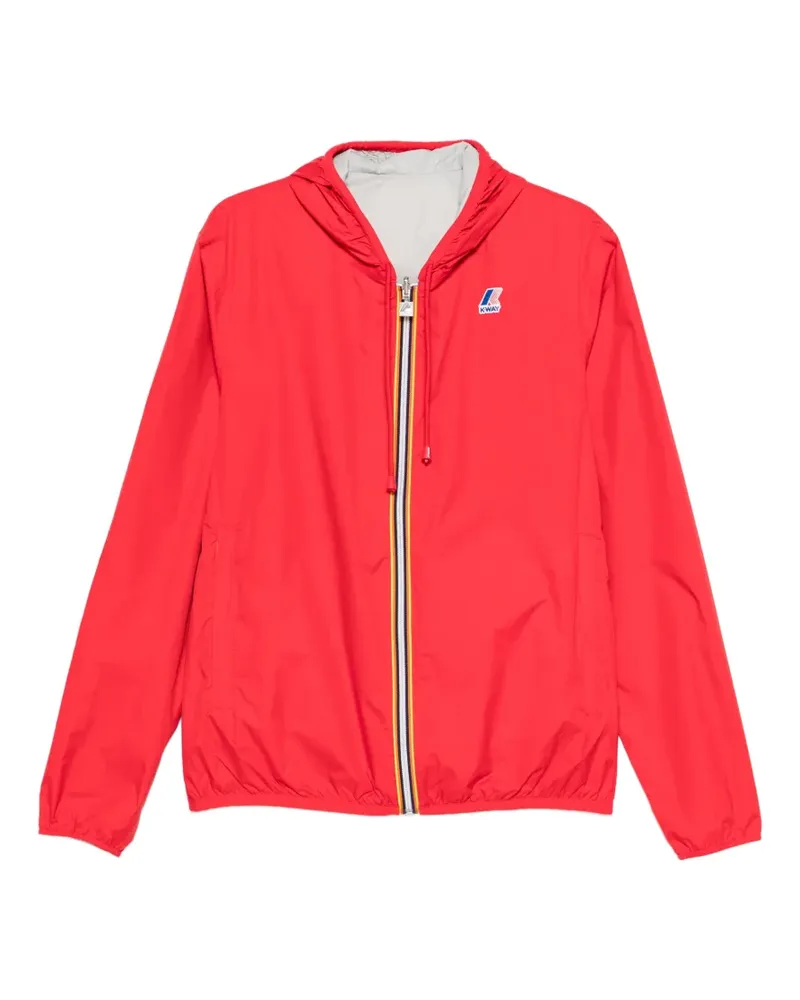 K-Way hooded zip-up jacket - Rot Rot