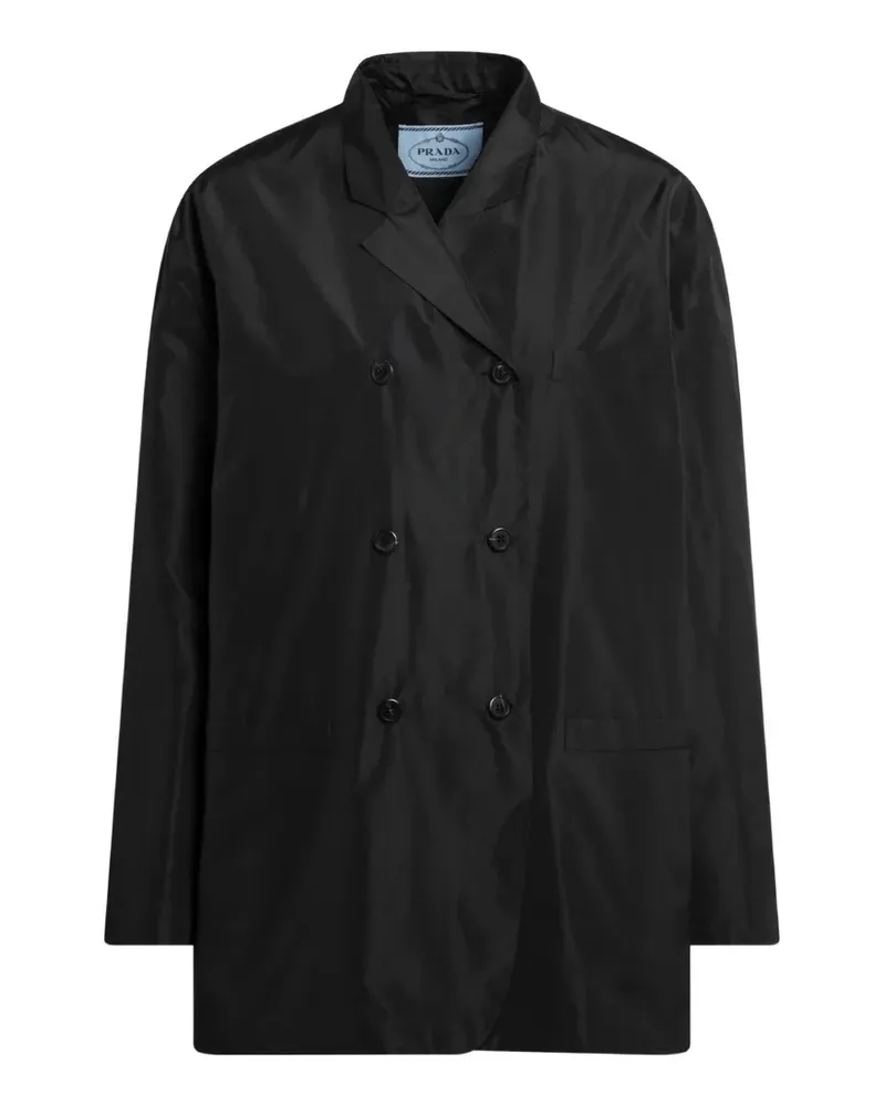 Prada double-breasted jacket - Schwarz Schwarz