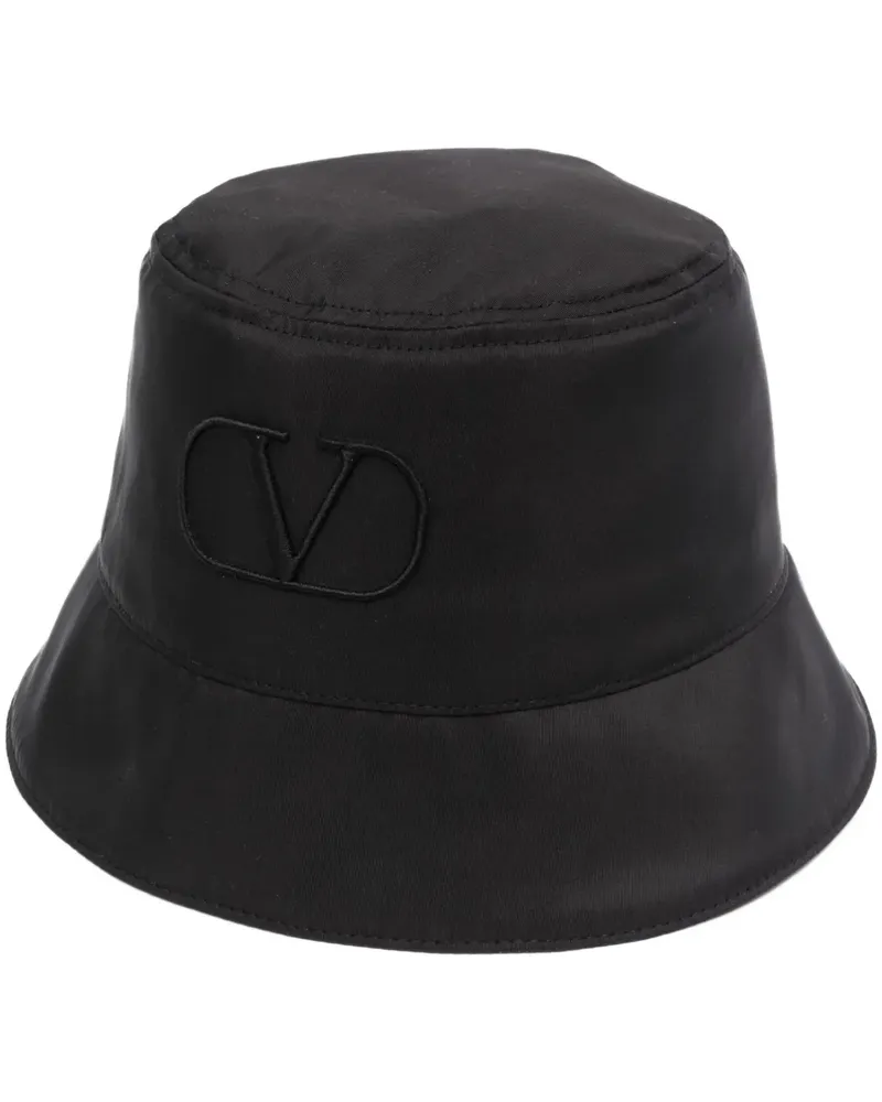 Valentino Garavani Fischerhut mit VLOGO - Schwarz Schwarz