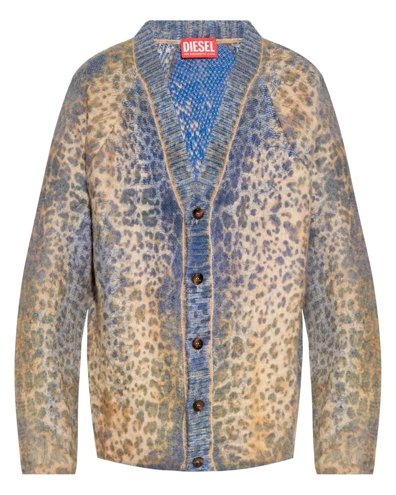 Diesel K-Penros Cardigan - Blau Blau