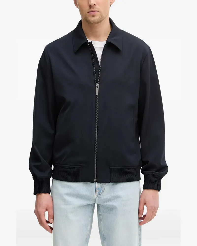 Guess zip-up tailored jacket - Blau Blau