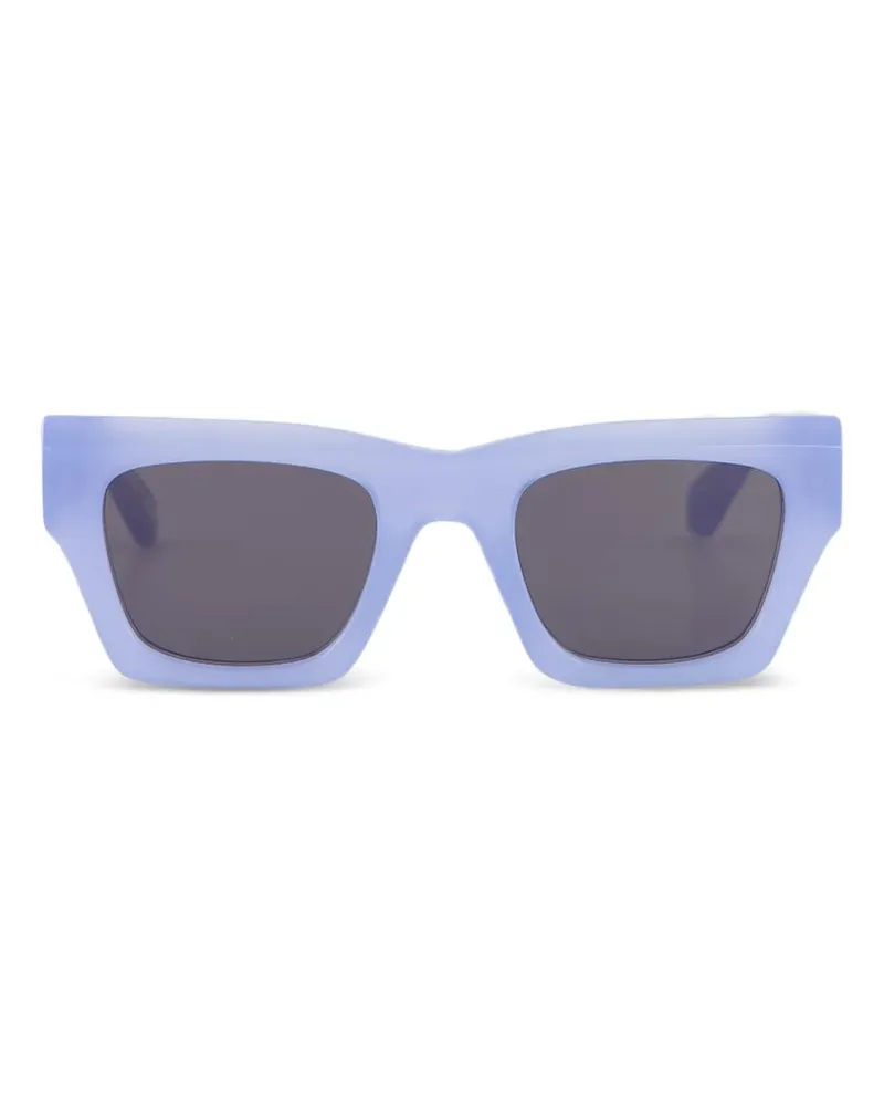 OFF-WHITE Davie Sonnenbrille mit eckigem Gestell - Blau Blau