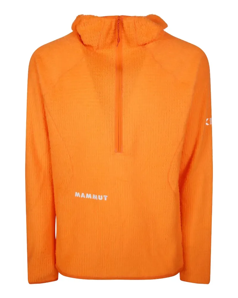 Mammut Eiger Free ML Air Kapuzenjacke mit kurzem Reißverschluss - Orange Orange