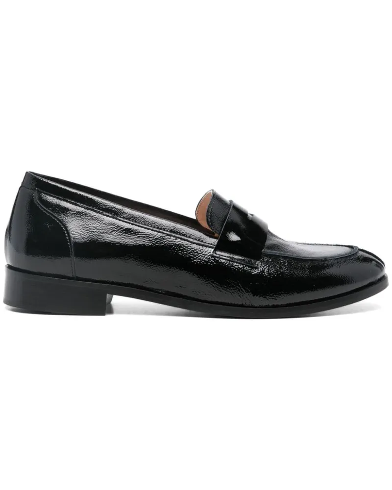 P.A.R.O.S.H. Loafer aus Lackleder - Schwarz Schwarz