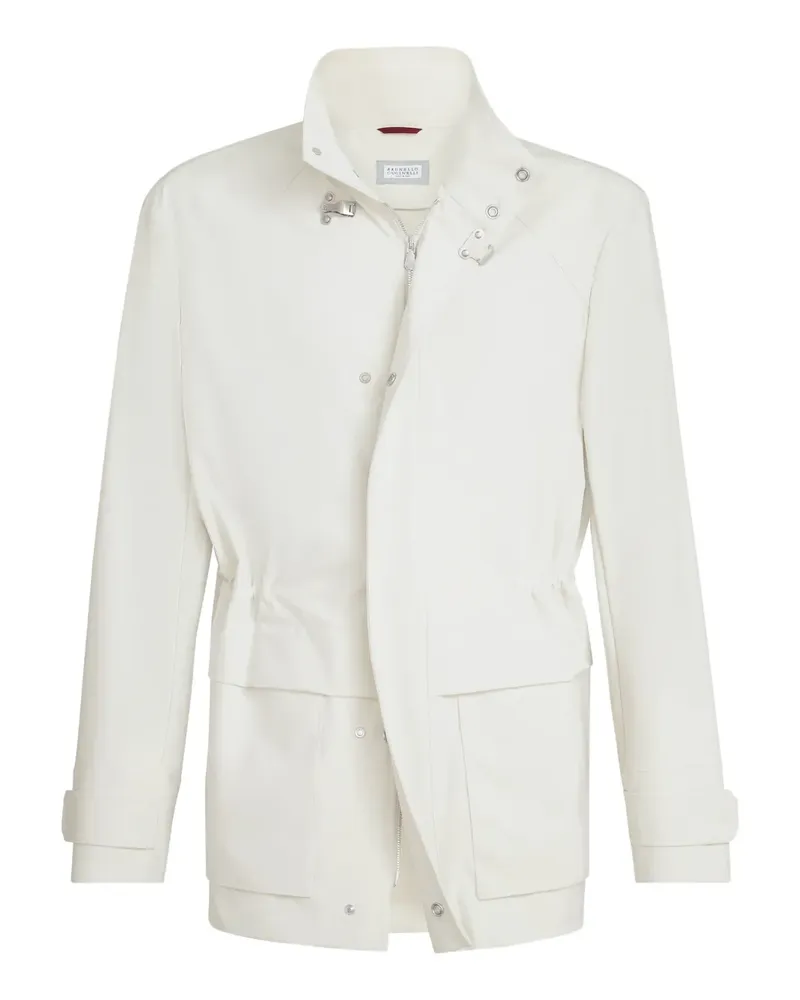Brunello Cucinelli Utility-Jacke aus Nylon - Nude Nude