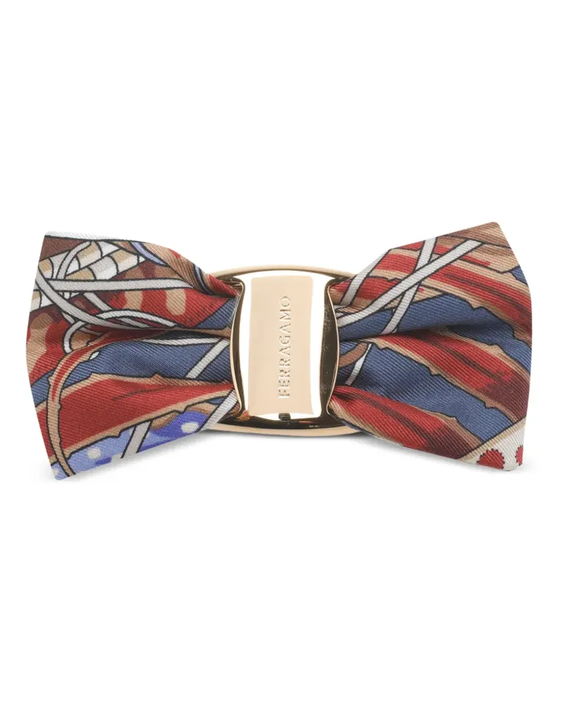 Ferragamo Haarspange mit Schleife - Rot Rot