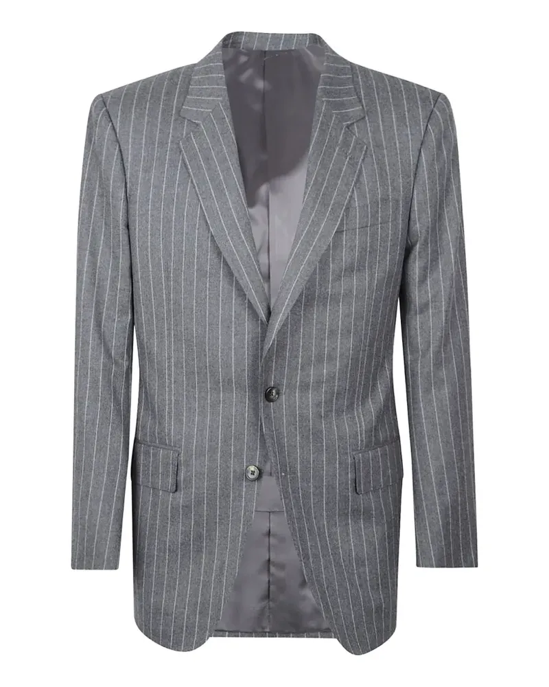 Tom Ford pinstripe twill flannel colbert jacket - Grau Grau